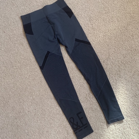 Abercrombie & Fitch Grey/Blue Leggings - Picture 2 of 4